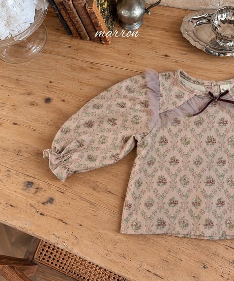 23[予約]marron lemon blouse(XS-L)