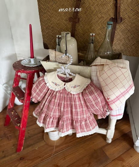47[予約]marron chapel suit(6-18m)