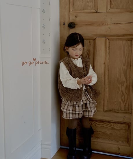1[予約]go go picnic teddy vest