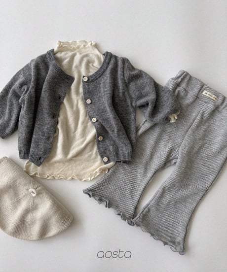 6[予約]Aosta knit cashmere cardigan