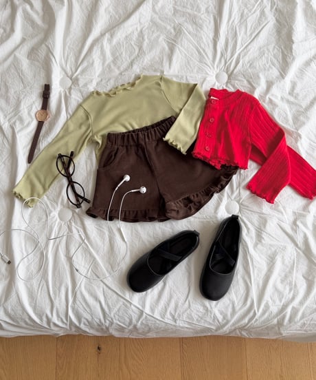 3[予約]ninibello soft half moon tee