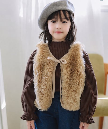 10[予約]mon Atelier lumi fur vest