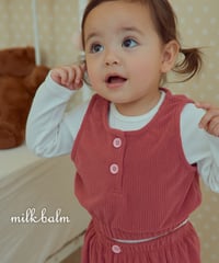 25[予約]milkbalm dewey vest