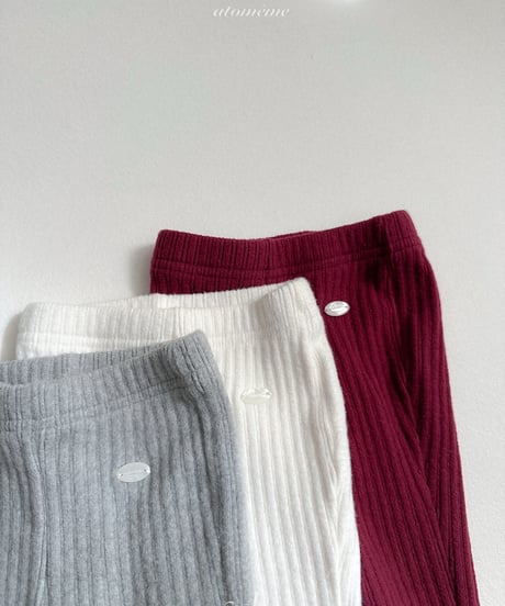 22[予約]atomeme ronnie bootcut pants
