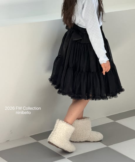 50[予約]ninibello mabel sha skirt