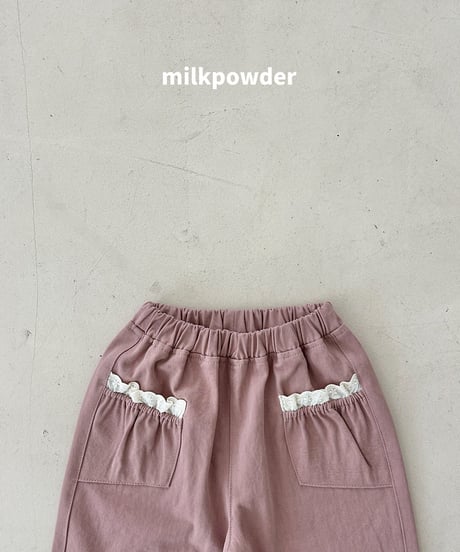 16[予約]milkpowder pocket pants