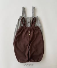 38[予約]Aosta star candy overalls