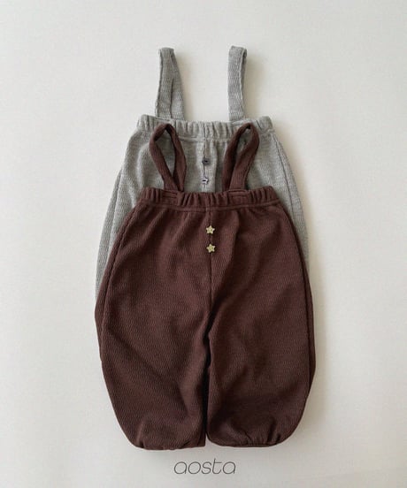 38[予約]Aosta star candy overalls