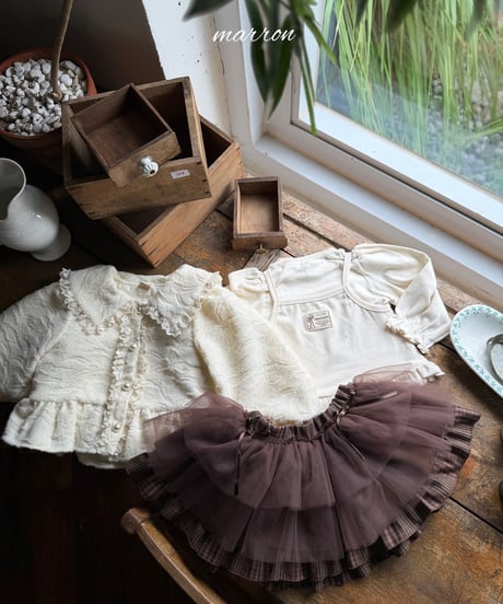 26[予約]marron maple skirt(XS-L)