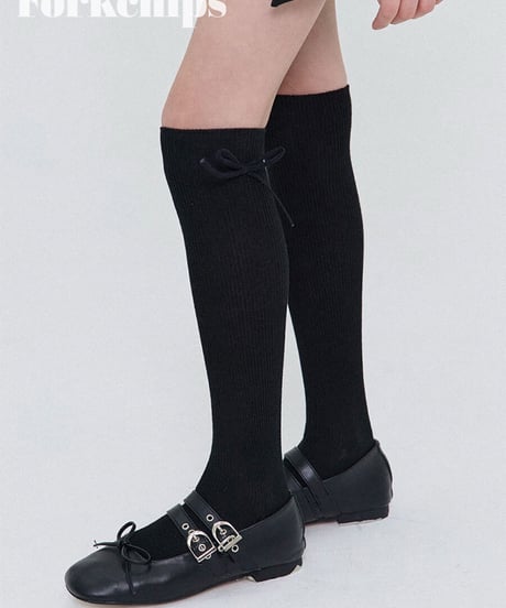 34[予約]FORKCHIPS pure knee socks