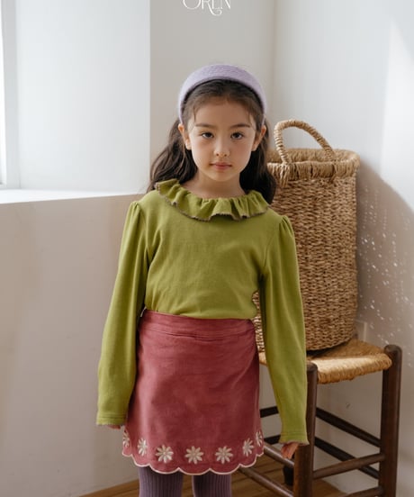 22[予約]OREN bella embroidered skirt pants