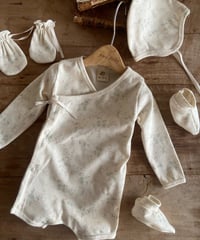 37[予約]anneshirley floral newborn romper