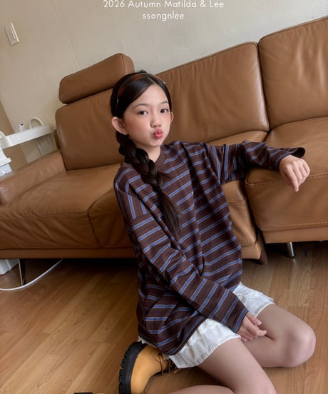 30[予約]matilda&lee jelly border tee