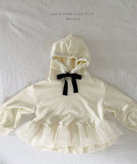 20[予約]melikey chacha frill hoodie