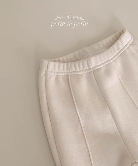 18[予約]petit&petit pintuck ribbon flare pants