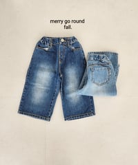 32[予約]merry go round wide denim