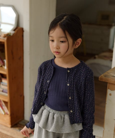 6[予約]mon Atelier eyelet cardigan