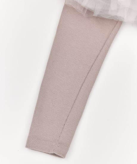 20[予約]送料無料 the beige tulle leggings