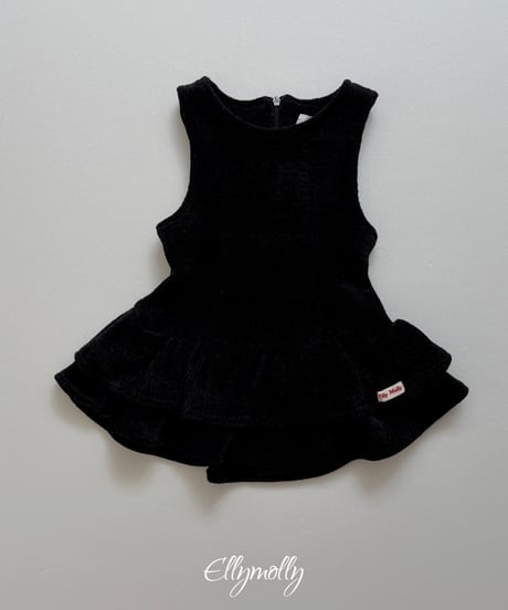 47[予約]ELLYMOLLY snow frill dress