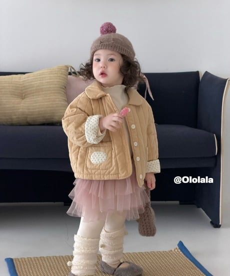 8[予約]ololala fluffy muscat padded jumper