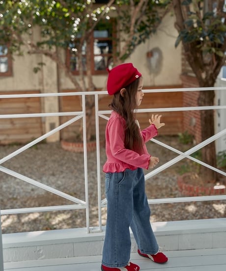 21[予約]momoann wool denim pants