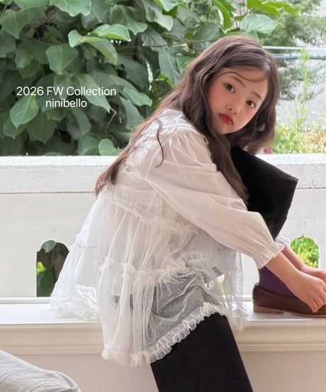 48[予約]ninibello tulle layered ops