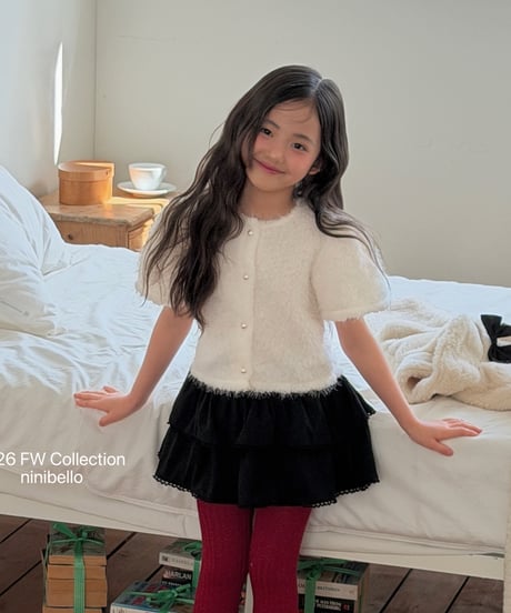 48[予約]ninibello rococo suede skirt
