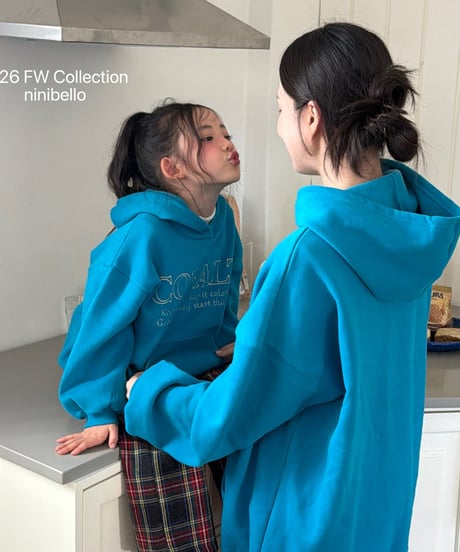 24[予約]ninibello cobalt hoodie(adult)