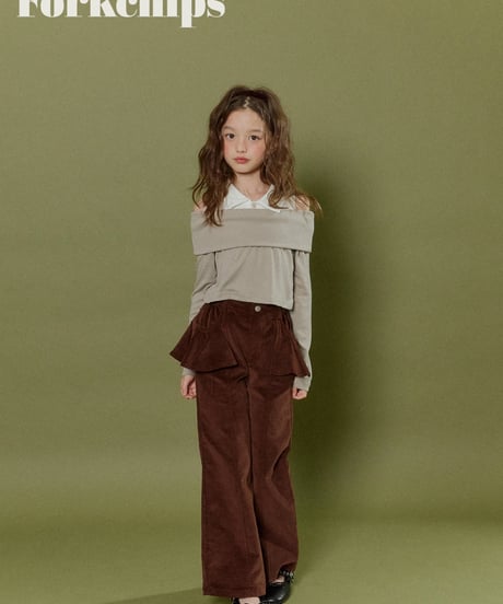 11[予約]FORKCHIPS maple shoulder t-shirt