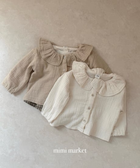 19[予約]mimi market outback frill shirt