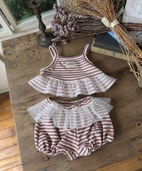 50[予約]marron bunny set(6-18m)