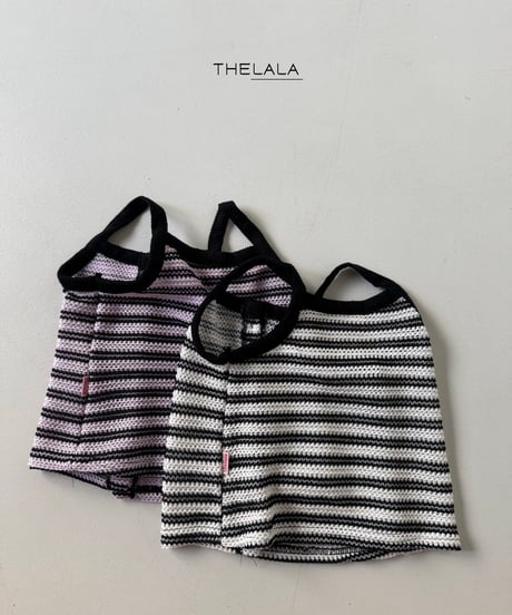 37[予約]thelala knot vest