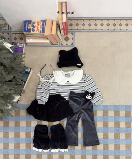 8[予約]bunnytail fluffy bootcut pants