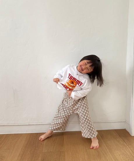 1[予約]nightbebe single bloom pants