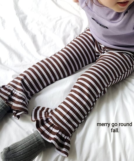 11[予約]merry go round frill bootcut