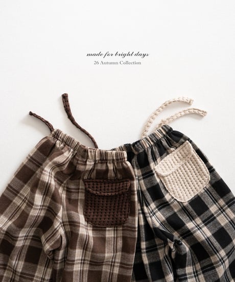 12[予約]anggo cookie pants
