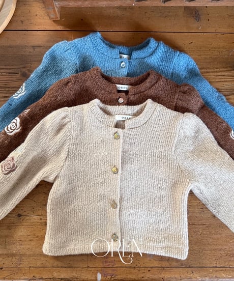 4[予約]OREN gemma knit cardigan