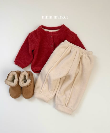 41[予約]mimi market egg pintuck jogger
