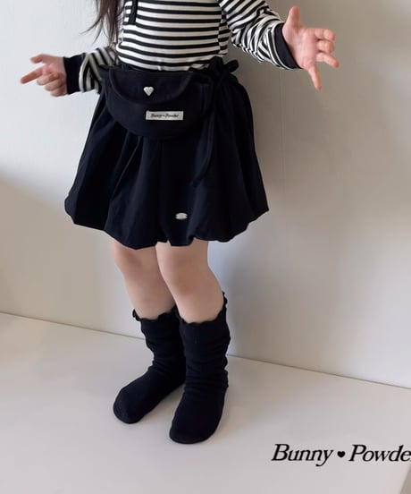 56[予約]bunny powder balloon skirt