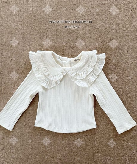 15[予約]melikey double collar t
