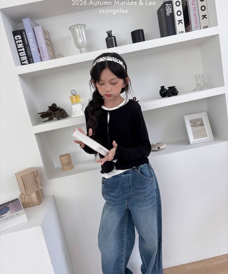 79[予約]matilda&lee button cardigan