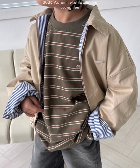 39[予約]matilda&lee daily border tee