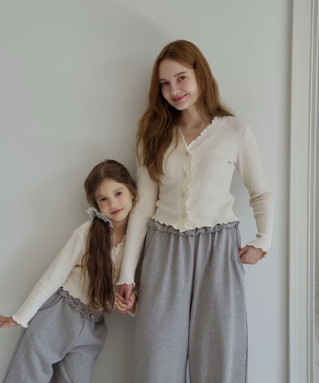 3[予約]momoann rib cardigan