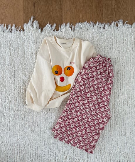1[予約]nightbebe single bloom pants