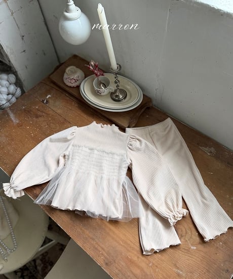 27[予約]marron lily polar tee(XS-L)