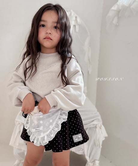 37[予約]poisson lace apron bag