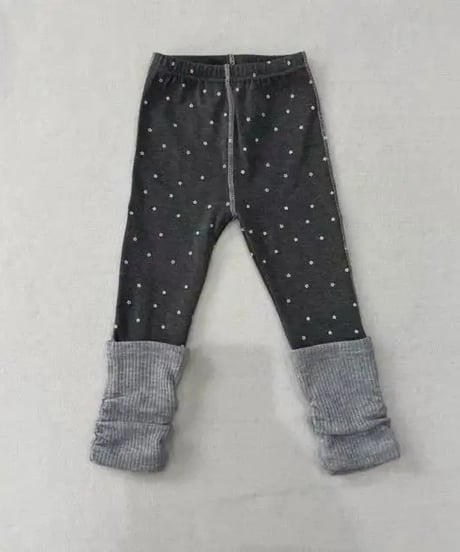21[予約]aiai dot gray warmer leggings