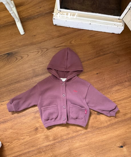2[予約]jujua waffle hooded jacket