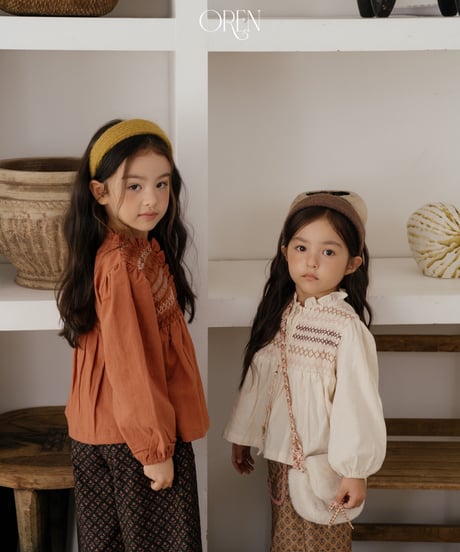 2[予約]OREN merci smoke blouse