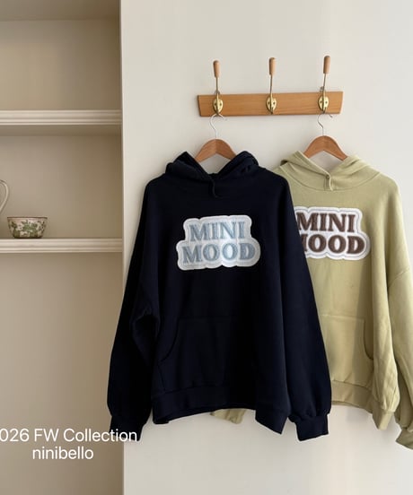 32[予約]ninibello mini mood hoodie(adult)